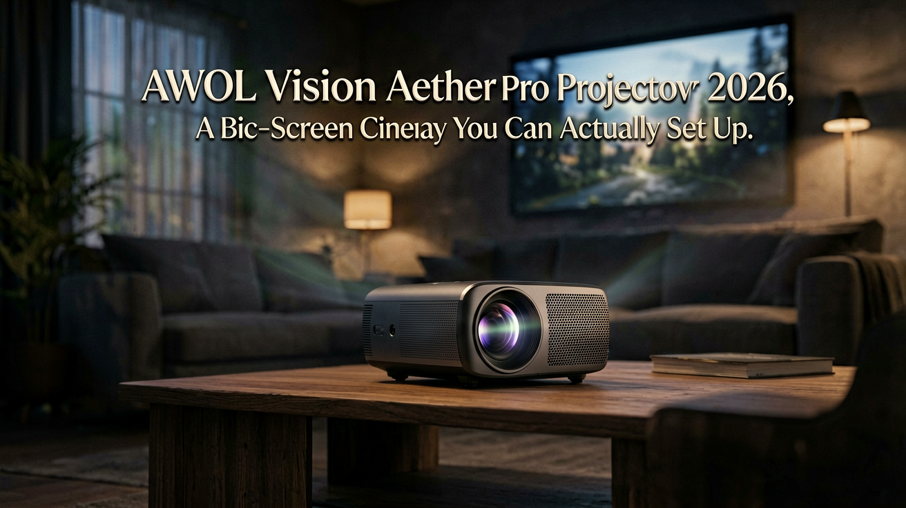 AWOL Vision Aetherion Pro Projector Review (2026): A Big-Screen Cinema You Can Actually Set Up