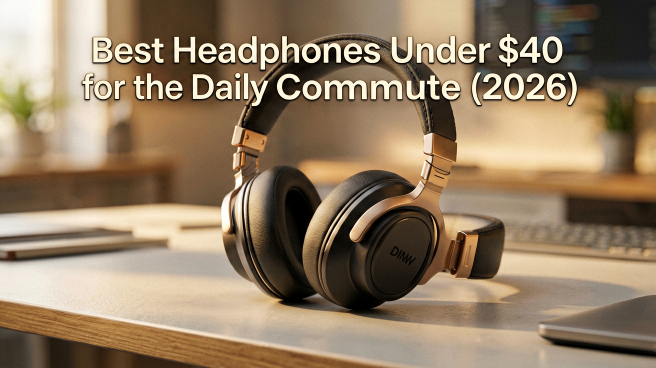 Best Headphones Under $40 for the Daily Commute (2026): Four Real Picks, Real Prices