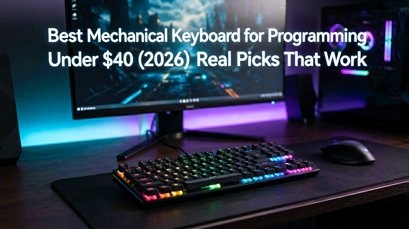 Best Mechanical Keyboard for Programming Under $40 (2026): Real Picks That Work