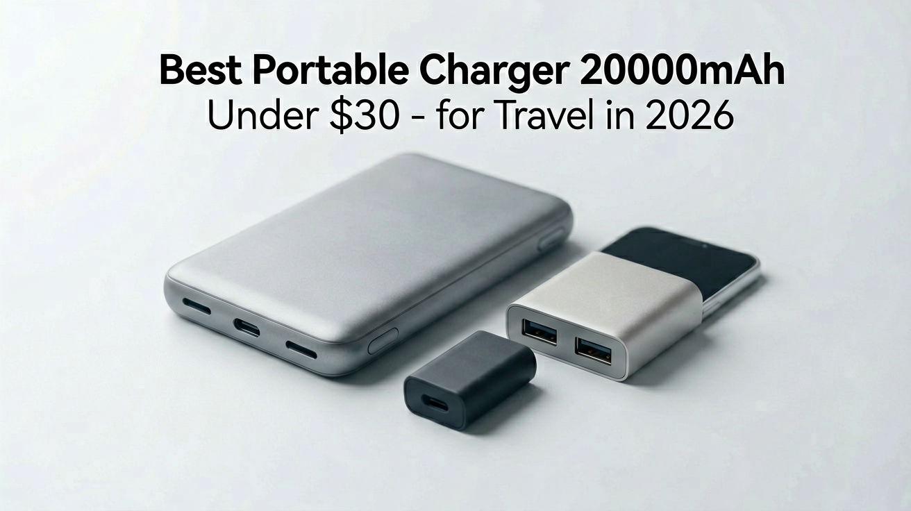 Best Portable Charger 20000mAh Under $30 for Travel in 2026