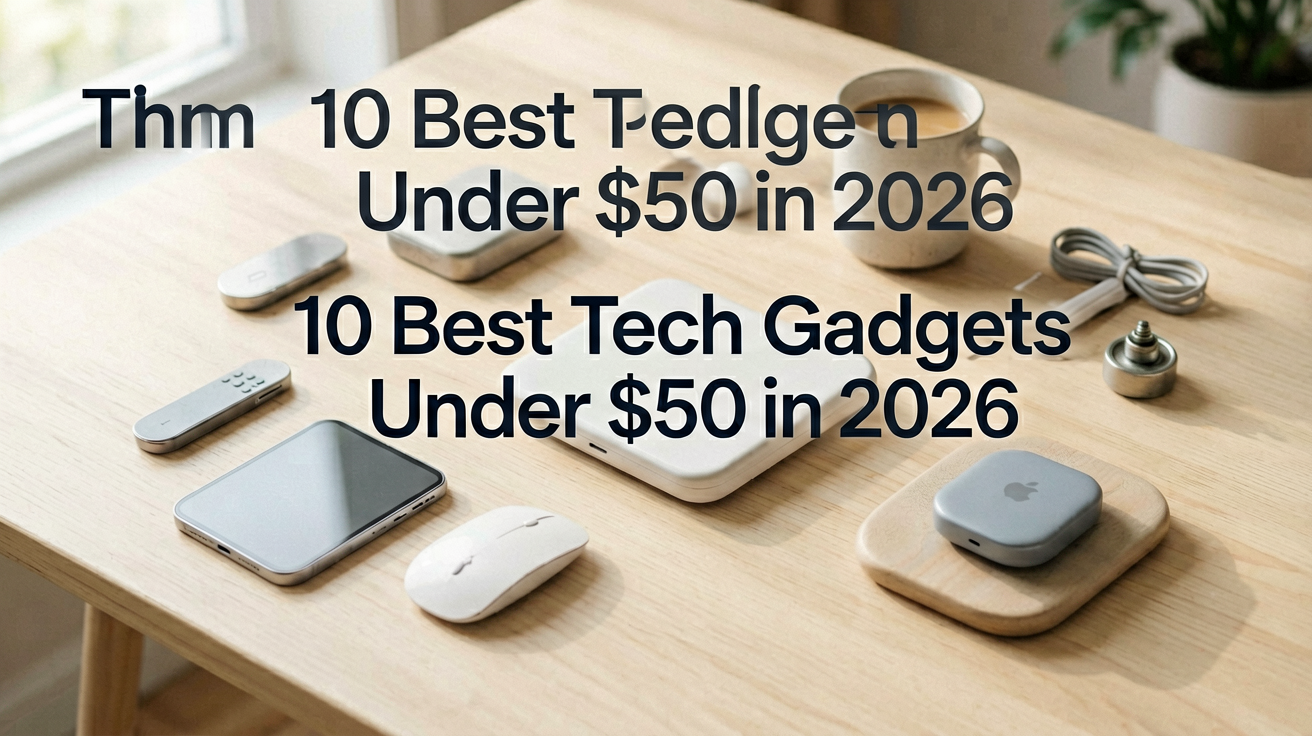 10 Best Tech Gadgets Under $50 in 2026