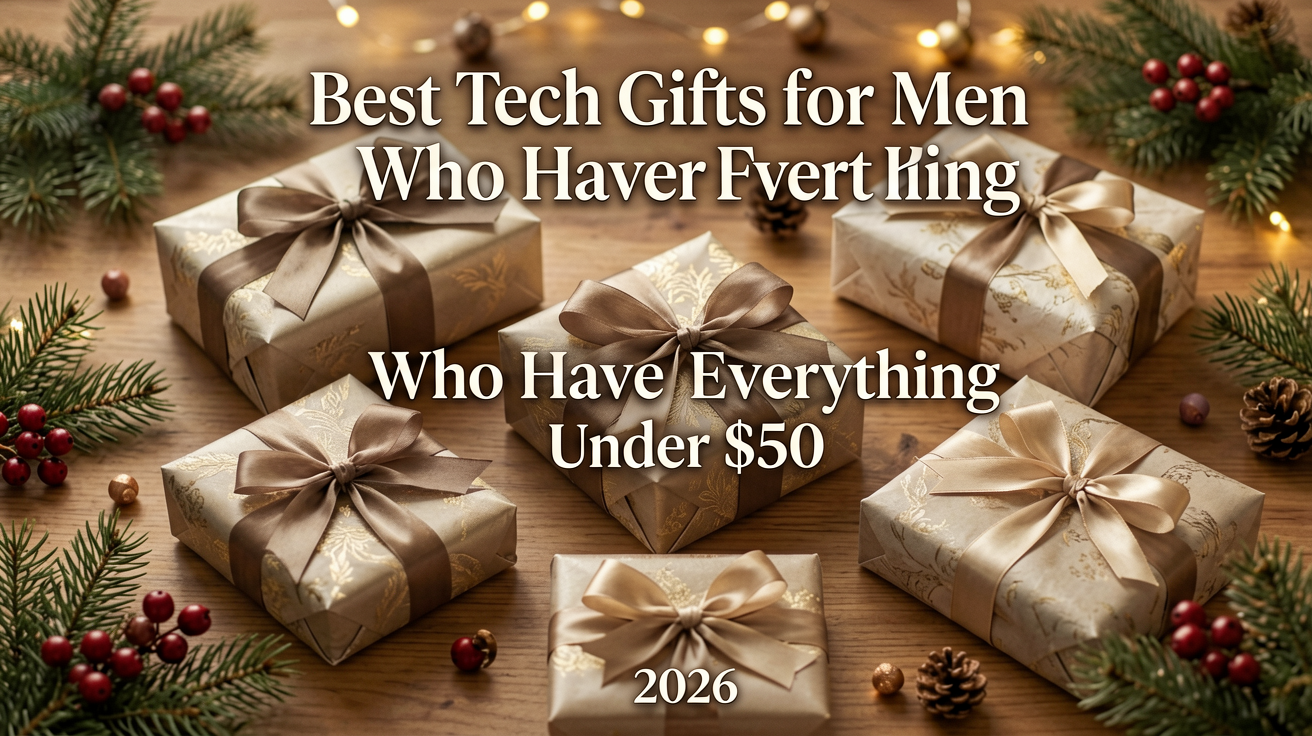 Best Tech Gifts for Men Who Have Everything Under $50 2026