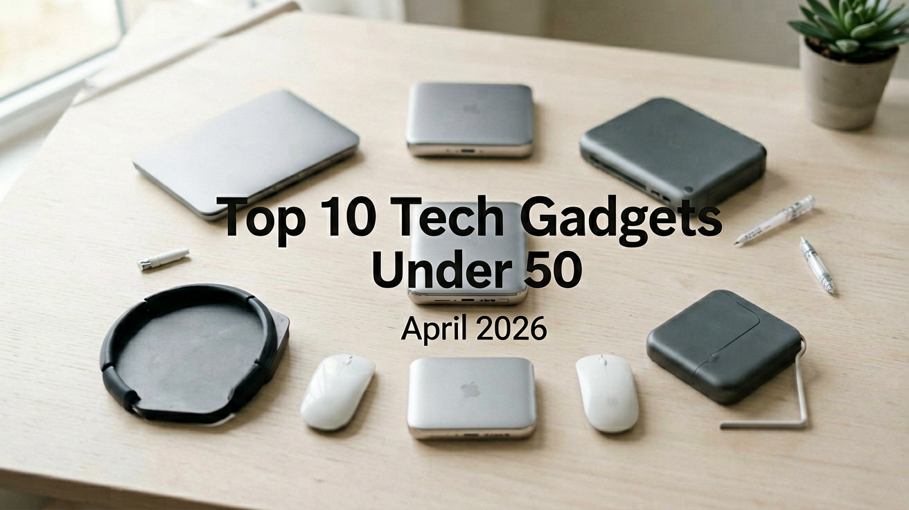 Top 10 Tech Gadgets Under 50 April 2026