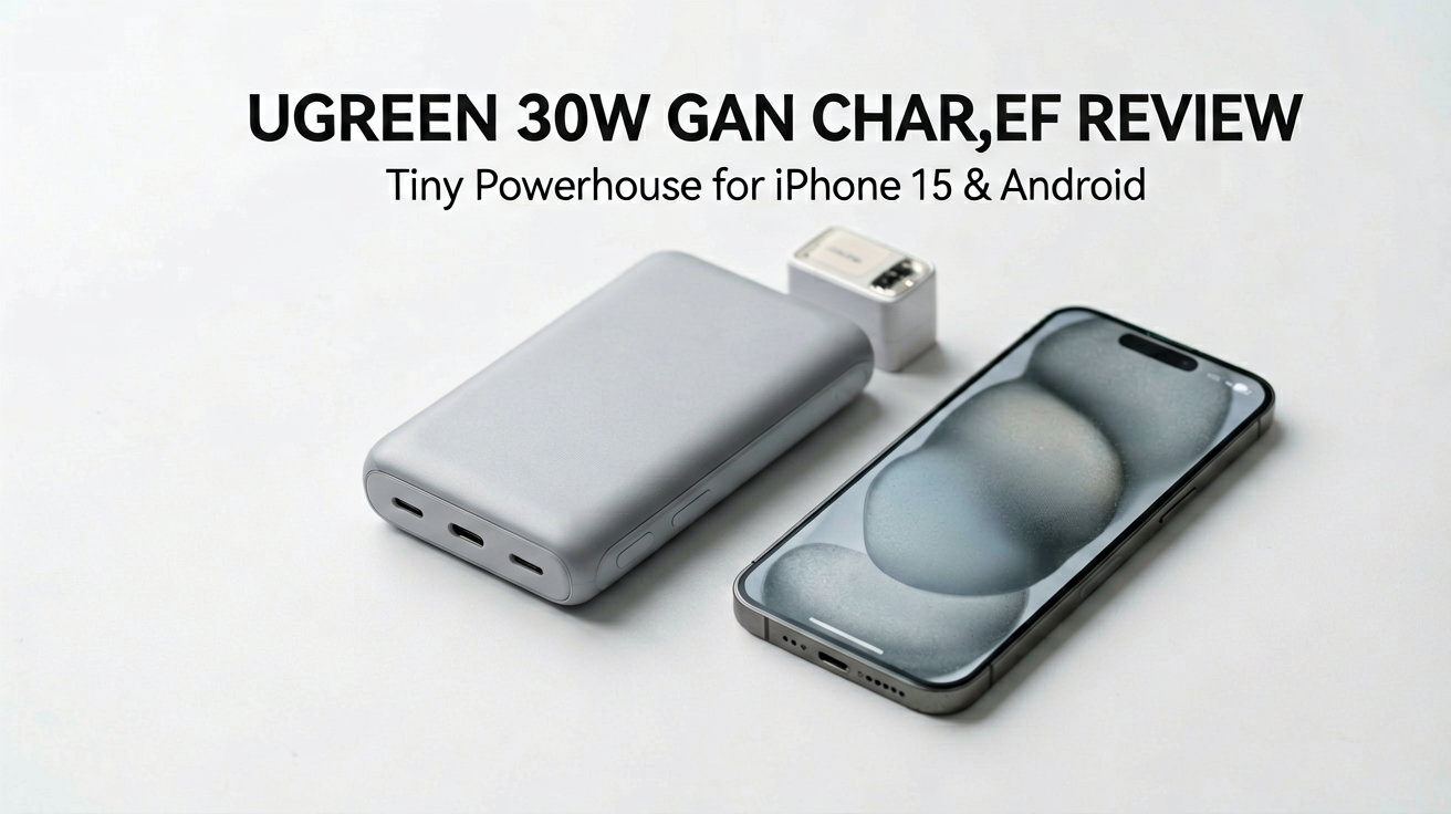 UGREEN 30W GaN Charger Review: Tiny Powerhouse for iPhone 15 & Android