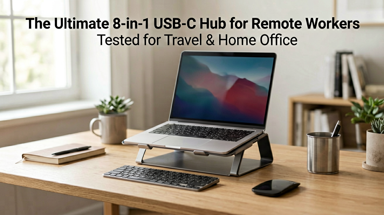 The Ultimate 8-in-1 USB-C Hub for Remote Workers: Tested for Travel & Home Office